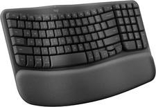 Logitech Wave Keys Wireless Ergonomic Keyboar...