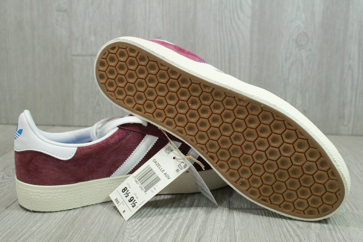 Adidas Gazelle ADV Skateboarding Red Maroon White Suede Mens Shoes SZ 8-11 | eBay Adidas Gazelle ADV Skateboarding Red Maroon White Suede Mens Shoes SZ 8-11 | eBay