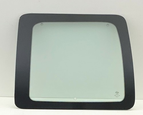 Rear Right Passenger Side Movable Back Glass – Fits 1992-1995 Ford Econoline – 3-Hole, Green Tint