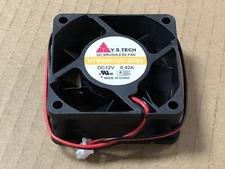 For Y.S.TECH 6025 NYW06025012BSS DC12V 0.42A 6CM 2pin cooling fan