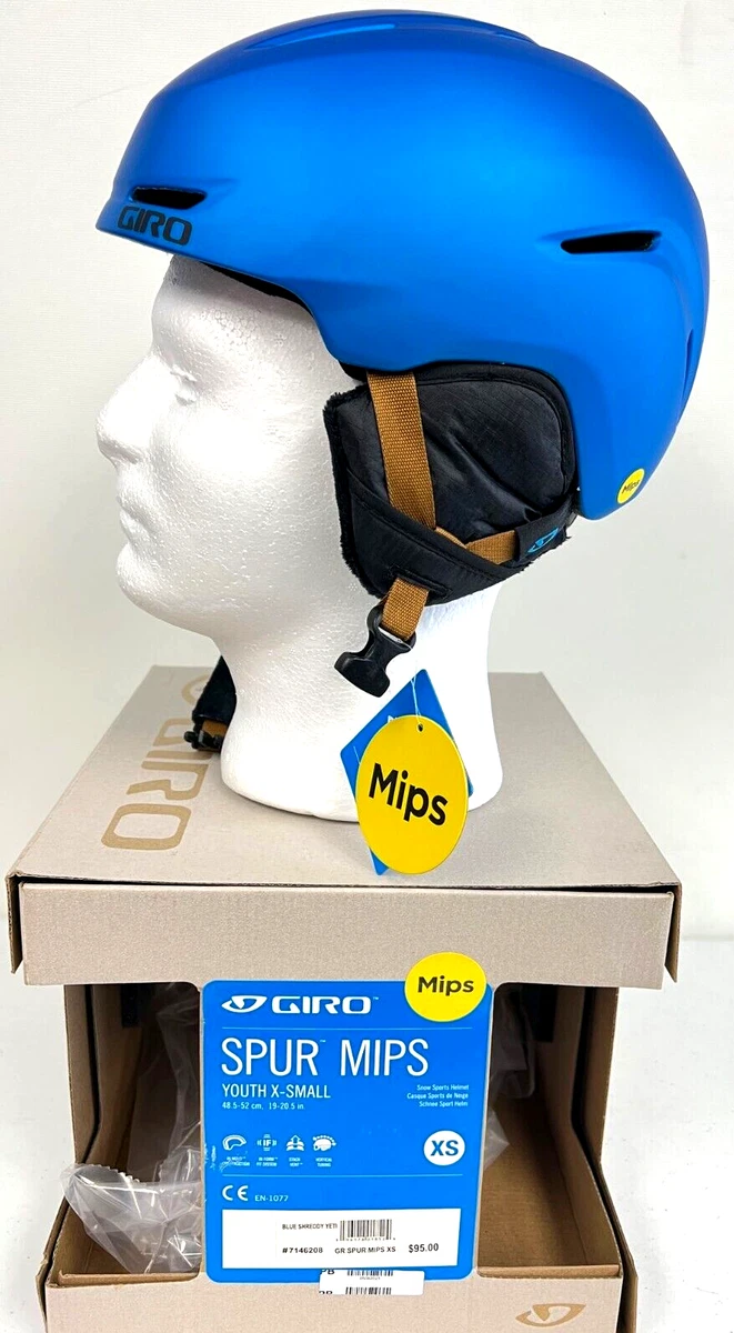 Giro Spur MIPS Youth XS Ski Snowboard Helmet NIB 48.5-52 cm,19-20.5 in Blue  Kids