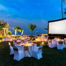 100 Flat Arched Front Covers Slip Spandex Chair Cover Wedding Party Decor Xmas