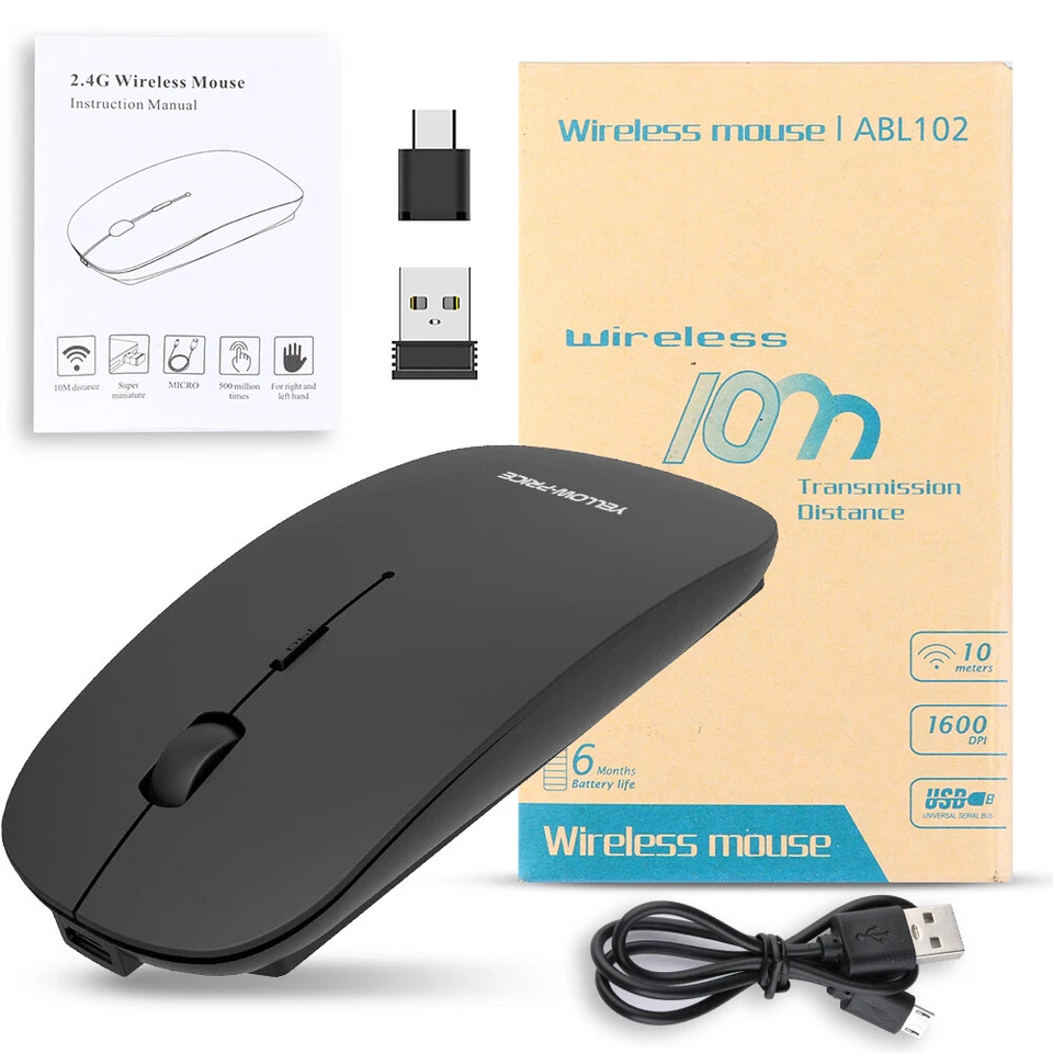 Wireless Type C Mouse for Macbook Pro Air|PC|iOS|Android Precise and Comfortable - Image 2 of 4