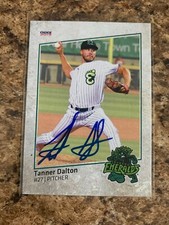 Tanner Dalton Signed 2019 Eugene Emeralds Team Set Auto Rc Chicago Cubs 