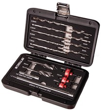 ARMEG Twister 16 Pce Impact Driver Masonry, Wood & Metal Drill Bit Set,TW16PCSET