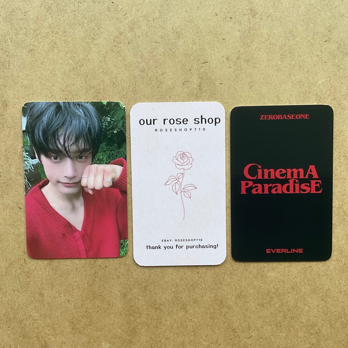 ZB1 Zerobaseone Cinema Paradise Everline Official Preorder POB ZB1 Zerobaseone Cinema Paradise Everline Official Preorder POB