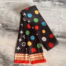 Long Skinny Scarf For HandBag ,Women Narrow Long Hair Scarf.