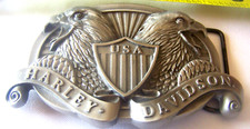 Harley Davidson Belt Buckle Bald Eagle Commemorative Limited 1992 H.D.C.