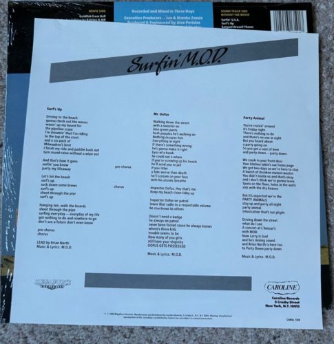 M.O.D. ~Original 1988 1st Press USA SURFIN' M.O.D. Vinyl LP~ Brown Trans, Shrink - Picture 5 of 9