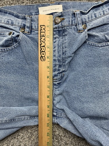 Vintage designer high-rise straight leg jeans, Jones New York, size 4 Mom pants - Picture 6 of 10