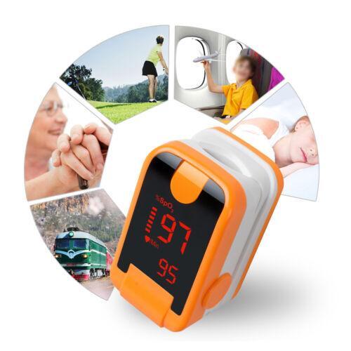 Portable Pulse Oximeter Finger Monitor For Accurate SpO2 PR Check Device