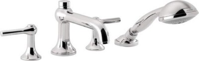 HANSGROHE 37547001 Axor Terrano Polished Chrome 4-Hole Roman Tub Faucet Set Trim