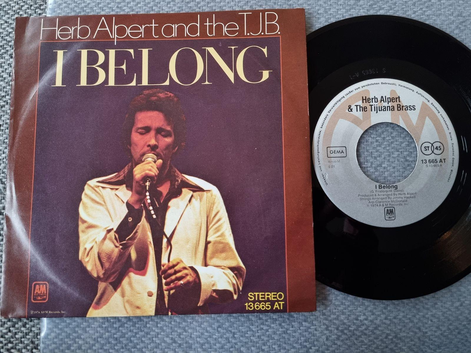 7"" Single Herb Alpert - I belong Vinyl Germany