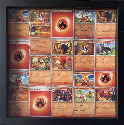 pokemon card collage Pokmon Card Collage - Framed Wall Art