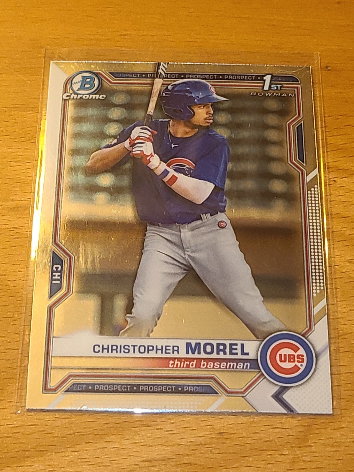 CUBS CHRISTOPHER MOREL 2021 BOWMAN CHROME PROSPECTS #BCP-131