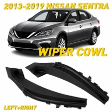 2X Left Right Windshield Wiper Cowl Extension Trim For 2013-2019 Nissan Sentra E