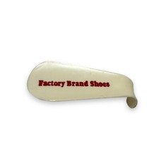 Vintage Factory Brand Shoes Plastic Shoe Horn Advertising