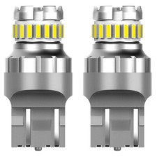 2x 7443 7440 Led 6500k White Reverse Backup Brake Tail Stop Parking Light Bulbs 2x 7443 7440 Led 6500k White Reverse Backup Brake Tail Stop Parking Light Bulbs