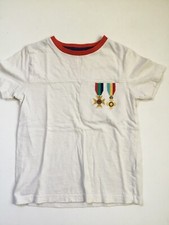 Mini Boden Badge Ribbon Medal With Pocket Shirt Top 5/6