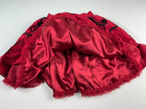 The Children's Place Girls Skirt Size 6 Red & Black Holiday Party - Picture 10 of 17