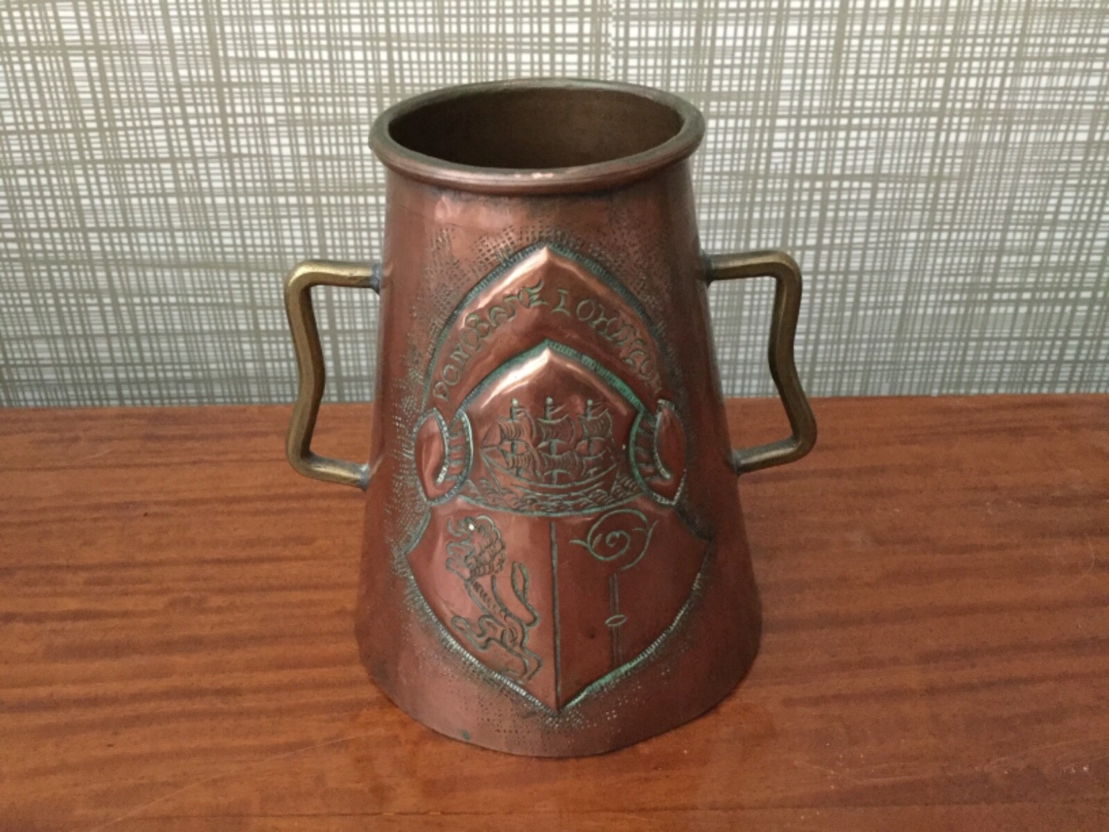Art Nouveau copper vase rare antique copper vase eBay