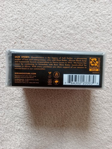 4 Shea Moisture AFRICAN BLACK SOAP Bars Oats, Aloe & Vitamin E 8 oz Ea Dry Skin - Picture 9 of 9
