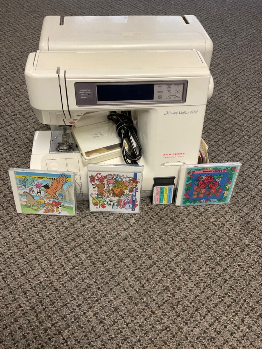 New Home Memory Craft 8000/Janome MC8000 sewing and embroidery