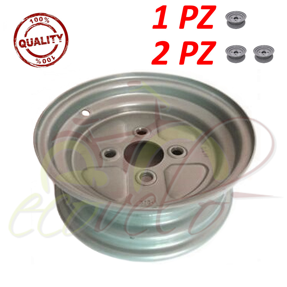 Kit 2 Ruote Complete 4.00-10 - Cerchi 10