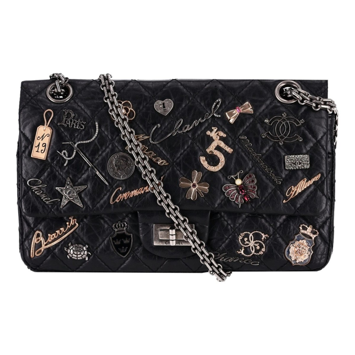 Chanel Reissue Lucky Charm Double Flap Leather Bag UK