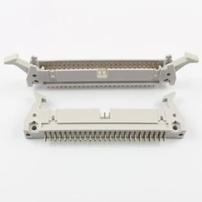 2Pcs 2.54mm Pitch 2x25 Pin 50 Pin Male Straight Ejector Header Connector Latch