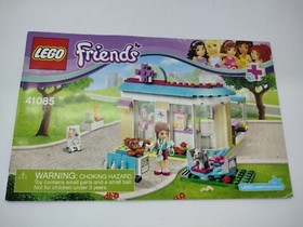LEGO Lot 2 FRIENDS 41085 41086 Pet Vet Clinic Ambulance sets instructions 100%