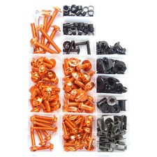 Orange Complete Fairing Bolt Screw Kit Nuts compatible with KTM 990 Super.duke