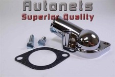 Chevy V8 15 Degree Chrome Water Neck Thermostat Housing Small Big Block 350 454