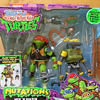 FIGURE TMNT NICKELODEON MUTATION MIX & MATCH SLASH giochi preziosi neuf