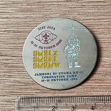 BAMBOO-COPTER - Rare 1988 Malaysia Air SCOUT JOTA 31th Jamboree Metal Pin Badge