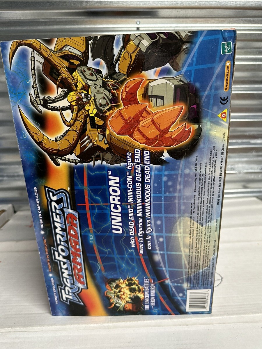 Transformers Armada Unicron With Dead End Mini-Con MISB 2003 Transformers Armada Unicron With Dead End Mini-Con MISB 2003