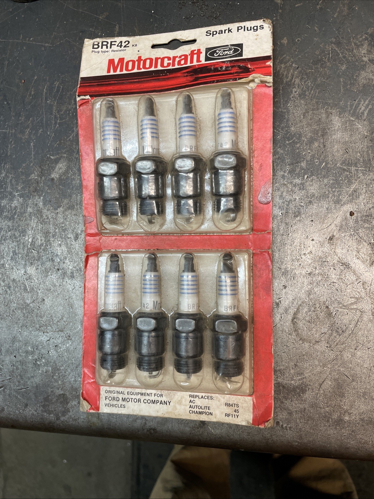 Nos Motorcraft Ford BRF42 Spark Plugs 
