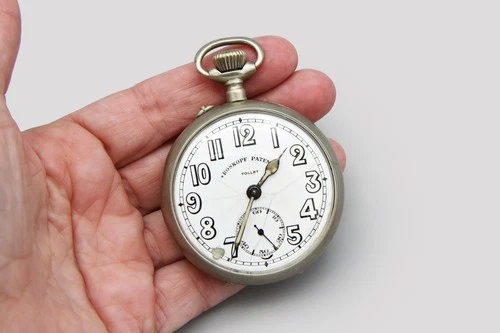 RARE Working Antique Roskopf Patent Tollet Swiss Made Pocket Watch