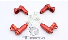 FID Racing LOSI 5IVE T Piggybacks adjustable rebound shocks Cap with stock- RED