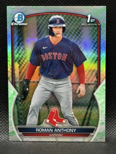 2023 Bowman Chrome Roman Anthony Chrome Lunar Glow Refractor 1st Bowman BCP-71