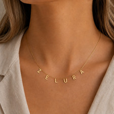 Personalized Letter Necklace, Custom Initial Name Necklace