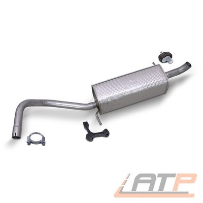 ENDSCHALLDÄMPFER FÜR SKODA FABIA Combi Kombi 54 545 1.2 TSI CBZA CBZB 86 /105 PS