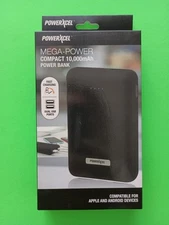 POWERXCEL Mega-Power Compact 10,000mAh POWER BANK for Apple & Android Devices