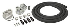 Derale 15715 Engine Oil Filter Relocation Kit 12 Npt Ports 34-16 Engine Thread