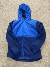 Eddie Bauer Jacket Youth Large 14-16 Blue Colorblock 3-in-1 Hooded Fleece Lined