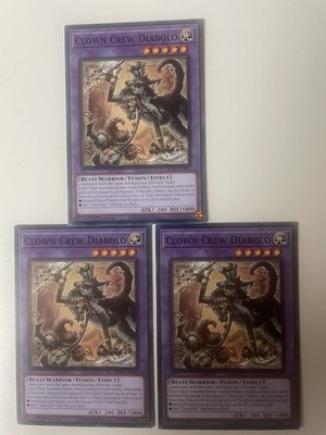 3x Clown Crew Diabolo Blzd! Near Mint Condition