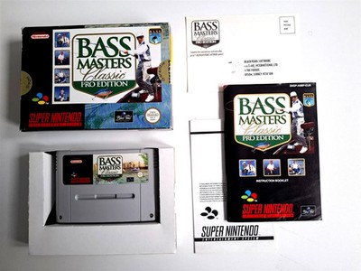 Original Super Nintendo SNES Spiel OVP boxed - Bass Masters Classic Pro Edition