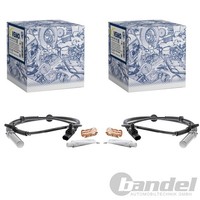 2X Vemo ABS-SENSOR Raddrehzal Vorne Passend FüR Land Rover Defender