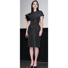 RUNWAY Oscar de la Renta Silk Sheath Dress Sz 8
