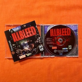 Illbleed (Sega Dreamcast, 2001) with Manual - Rare - Horror